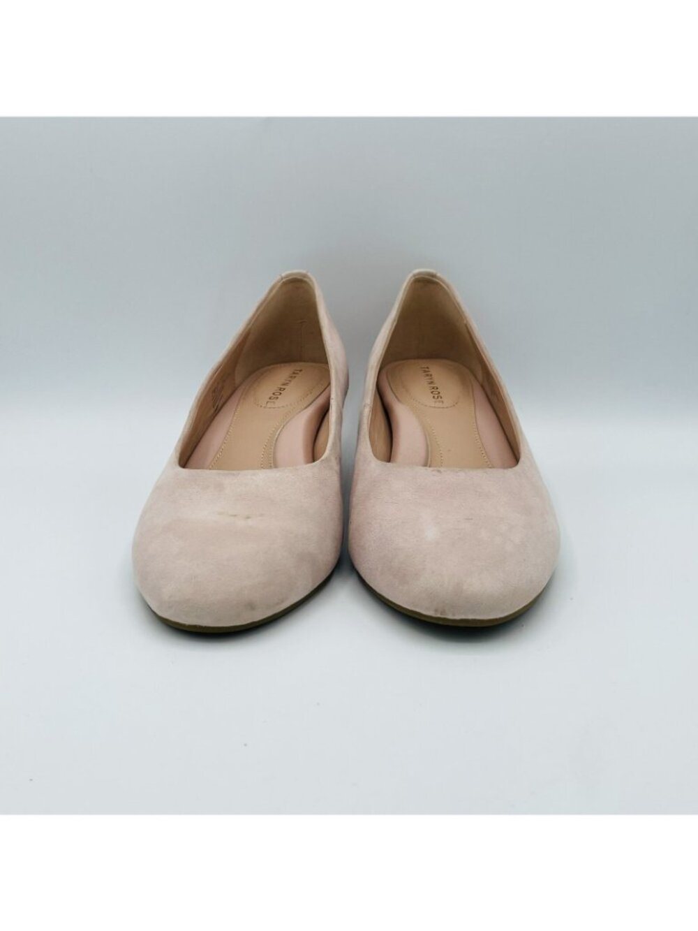 Taryn Rose Womens Heels Size 6.5 B Pink Suede Leather Babs Slip on Shoes Pumps - Picture 4 of 12